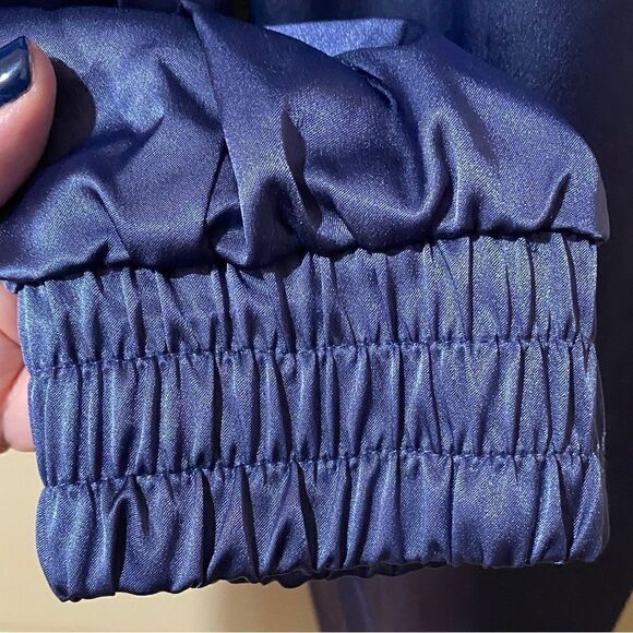 NIKE AIR Satin Court Jogger Pants Purple/Blue Women’s Size XS - Picture 8 of 12